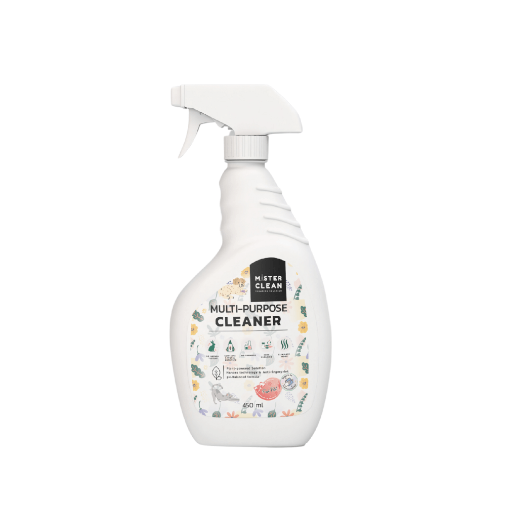 น้ำยาทำความสะอาดอเนกประสงค์ MISTER CLEAN MULTI-PURPOSE CLEANER สูตร PLANT-POWERED ไม่ทำลายพื้นผิว ไม่ก่อให้เกิดอาการแพ้_1